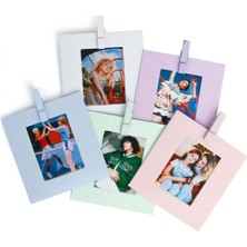 Renas Store Instax Mini Resim Çerçeveli 10 Mandal Set