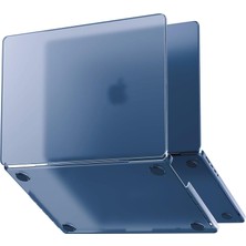 Renas Store Minesk MacBook Air 15,3 ile Uyumlu M5 (A3448) M4 (A3241) M3 (A3114) M2 (A2941) Polikarbonat Sert Koruyucu Çizilme ve Darbe Önleyici Kılıf (Mat-Mavi, 15 Inç 2023-2026)