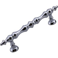 Renas Store Nilay Parlak Krom Metal Kulp 96 mm - 9.6 cm Mobilya Çekmece Mutfak Dolabı Dolap Kulpları Kulbu Kulpu