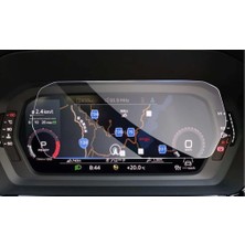 Renas Store Engo Audi Q4 E-Tron Ekran Koruyucu 12.3 Inç Dijital Gösterge Nano