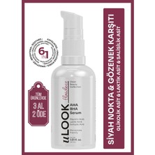 U Look uLOOK Siyah Nokta ve Gözenek Karşıtı AHA BHA Peeling Serum Salisilik Asit Cilt Yenileyici Bakım 30 ml