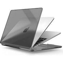 Renas Store Minesk MacBook Air 15,3 ile Uyumlu M5 (A3448) M4 (A3241) M3 (A3114) M2 (A2941) Polikarbonat Sert Koruyucu Çizilme ve Darbe Önleyici Kılıf (Siyah Şeffaf, 15 Inç 2023-2026)