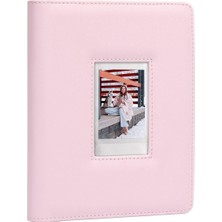 Renas Store Instax Mini Film Uyumlu 288'LI Pembe Albüm