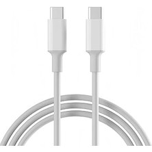 Renas Store Type-C Pd Kablo 100 cm Şarj ve Data Kablosu 60W 3.4 Amper Hızlı Şarj Kablosu USB C To USB C