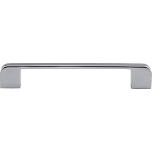 Renas Store 10 Adet Gölcük Oval Mobilya Mutfak Dolap Çekmece Dolabı Kapak Metal Kulpu Kulbu Kulpları Krom 160 mm