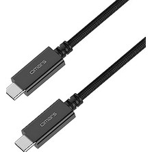Renas Store Omars USB 3.1 Type-C 3A Hızlı Şarj ve Data Kablosu - Dayanıklı Tasarım, 5 Gbps Veri Aktarımı