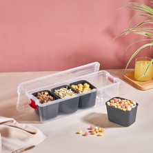 Renas Store Deconox 1 Adet Büyük Boy Buzdolabı Içi Düzenleyici Organizer - Geniş ve Kulplu Şeffaf Saklama Kutusu - Mutfak, Kiler ve Dolap Için (33 x 13 x 8 Cm)