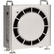 Renas Store Mcstorey Mac Mini M4 / M4 Pro Uyumlu Dikey Stant Pvc Tpu Koruma Kılıfı | Hafif Plastik Gövde, Havalandırmalı Tasarım, Ayaklı Stand, Çizik & Darbe Koruma Gümüş
