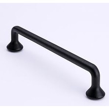 Renas Store Incir Siyah Metal Kulp (224 mm 22.4 Cm) Kulbu Kulpu Mobilya Çekmece Dolap Kulpları Mutfak Dolabı