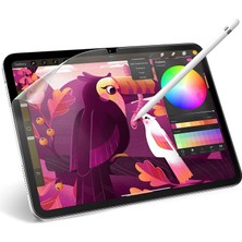 Renas Store Teknosepetim Ipad 10.9 Air 4 2020 Paper Like Kağıt Hissi Kaymaz Yüzey Pet Mat Ekran Koruyucu Çizim Için Ekran Koruyucu Air 5