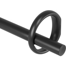 Umbra Rınglet Tekli Perde Çubuğu 107-305 cm Mat Siyah