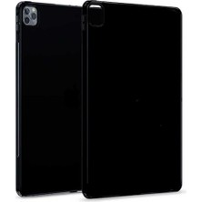 Renas Store Constraın - iPad Pro 12.9 Pro 2020 (4.nesil) - ile Uyumlu ile Uyumlu Crcr Tablet Süper Silikon Kapak-Siyah