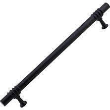 Renas Store Eylül (224 mm - 22.4 Cm) Siyah Metal Mobilya Mutfak Çekmece Dolap Dolabı Kapak Kulbu Kulpu Kulpları