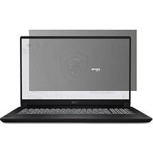 Renas Store Engo Msı WS76 11UM 17.3 Inç ile Uyumlu Anti-Spy Hayalet Ekran Koruyucu 16:9