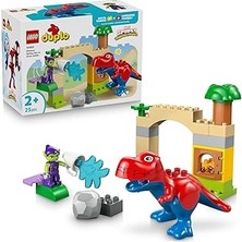 Renas Store LEGO Duplo │ Marvel Dinozor Spidey-Rex, Yeşil Goblin’e Karşı 10463-2 Yaş ve Üzeri Kız ve Erkek Çocuklar Için 2 Figür Içeren Eğitici Oyuncak Yapım Seti, Çocuklar Için Yaratıcı Hediye Fikri (25 Parça)