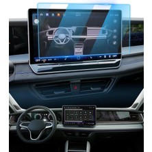 Renas Store Volkswagen Tayron Uyumlu 2024 2025 Model 12.9 Inç Multimedya 9h Nano Ekran Koruyucu