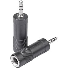 Renas Store 3.5 mm Stereo Erkek/1 Di̇şi̇ 6.3 mm Jack (6.3 Mm-3.5mm Çevi̇ri̇ci)