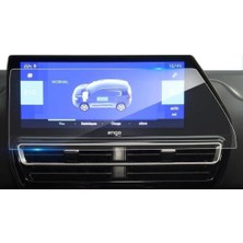 Renas Store Engo Citroen C5 Aircross 10 Inç Multimedya ile Uyumlu Ekran Koruyucu Şeffaf Parlak & Çizilmez