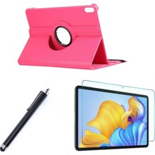 Renas Store Constraın - Huawei Matepad 11.5 ile Uyumlu Standlı Kılıf + Nano Kırılmaz Ekran Koruyucu + Tablet Kalemi 3'lü Set - Pembe