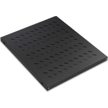 Renas Store Ager Dikili Tip 19" 1u D800MM Için Sabit Siyah Raf Modülü AA-SBT80-A-S1