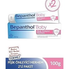 Renas Store Bepanthol Baby Pişik Önleyici Merhem, 100 Gr, 2li Paket