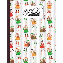 Renas Store Photo Album: Merry Christmas Album, Large Photo Albums With Writing Space Memo, Extra Large Capacity Picture Album, Family, Baby, Wedding, Travel Photo Book, 120 Pages, Size 8.5" x 11"