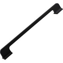 Renas Store Afra Metal Mat Siyah Kulp 224 mm 22.4 cm Mobilya Çekmece Mutfak Dolabı Dolap Kapak Kulp Kulb Kulpu