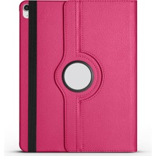 Renas Store Zore Apple ile Uyumlu iPad Air 13 2024 Zore Dönebilen Standlı Kılıf Pembe Koyu