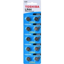 Renas Store Toshiba LR44 / 1154 / AG13 / A76 Düğme Piller Uzun Ömürlü - LR44 / 1154 / AG13 / A76 1,5 V Alkalin Pil, Işitme Cihazları, Saatler, Küçük Elektronik Cihazlar ve Daha Fazlası Için - Madeni Para Pil