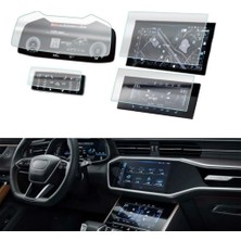 Renas Store Engo Audi Q7 Ile Uyumlu Mat Ekran Koruyucu Multimedya Kumanda Gösterge Klima