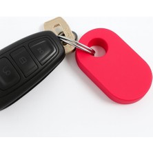 Renas Store Mizaku Smarttag2 ile Uyumlu Kılıf Darbelere ve Suya Dayanıklı Smart Tag 2 Plastik Koruyucu (Kırmızı)