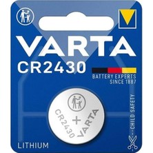 Renas Store Varta CR2430 3 Volt Lityum Pil Tekli