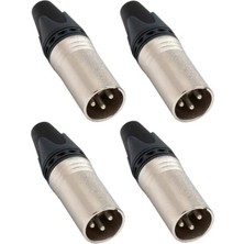 Renas Store Hepa Merz SFC-M11-4X 3 Pinli Xlr Konnektör (4 Adet)