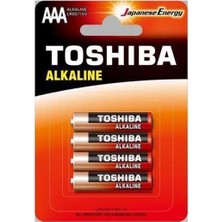 Renas Store Toshıba Baterías Aaa Kırmızı Alkalin LR03GCA Bp-4c LR03 Blıster De 4