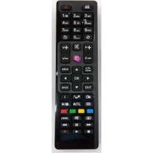 Renas Store Vestel Seg Regal Fınlux Techwood Hi-Lewel Kumanda Mor Tuşlu LCD LED Smart 4K Tv Kumandası