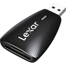 Renas Store Lexar Çoklu Kart 2'si 1 Arada USB 3.1 Okuyucu, Uhs-I Uhs-Iı Sd/micro Sd Kart Için 312 Mb/sn'ye Kadar, USB 3.0/2.0 ile Uyumlu, Yüksek Hızlı Aktarımlı Kompakt Taşınabilir Kart Okuyucu (LRW450UBAMZN)