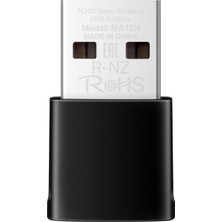 Renas Store Mercusys MA12N, N300 Mbps Kablosuz Nano USB Adaptör