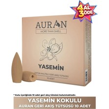 Renas Store Auran Yasemin Kokulu Geri Akış Tütsüsü Konik Tütsü Jasmine Backflow Incense Cones 10 Adet