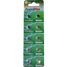 Renas Store 10 Adet Ag4 376 377 SR626 SR626SW LR66 1.5V Poundmax Düğme Pil, Alkalin Saat Pili, Çocuklara Dayanıklı Ambalaj, Küçük Elektronik Cihazlar Için,ölçüm Cihazları ve Hesap Makineleri