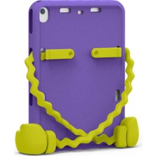 Renas Store Constraın - iPad ile Uyumlu 10.2 (8.nesil) Eva Boxer Tablet Silikon - Mor - Beyaz 1