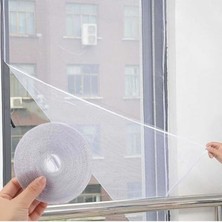 MarkEntegra Yapışkanlı Pencere Sineklik Filesi, Ayarlanabilir 75X125CM Boyutları ile