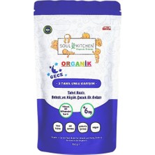 Renas Store Soul Kitchen Organik Bebek Gece Maması Tahıl Bazlı B1 Vitaminli Ek Gıda 3 Tahıl Unlu Karışım 250GR