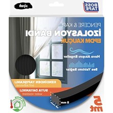MarkEntegra Epdm Kauçuk Pencere ve Kapı Izolasyon Bandı - 5mm x 15MM x 5mt