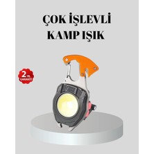 Shopwave Çok Fonksiyonlu Anahtarlık Fener – Güçlü LED Işıklı, Şarjlı, Düdüklü ve Tornavidalı Mini El Feneri