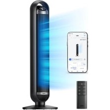MarkEntegra Akıllı Sessiz Kule Tipi Vantilatör, Wifi Kumandalı ve Salınımlı
