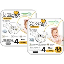 Renas Store Paddlers Protection Bebek Bezi 4 Numara Maxi (7-14 Kg) 88 Adet – 2’li Jumbo Set, Maksimum Koruma