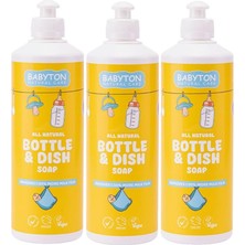 Renas Store Babyton Emzik ve Biberon Temizleyici 3'lü Set 500 ml