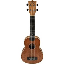 MarkEntegra Hediyeli Maun Soprano Ukulele Seti, Kılıf ve Aksesuarlarla Birlikte