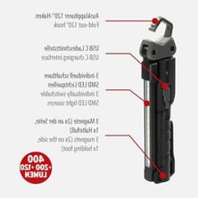MarkEntegra Katlanabilir LED Atölye Lambası - 400 Lm, USB C Şarjlı