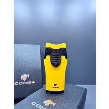 Cohiba 2 Torch Pürmüz Alevli Puro Delicili Rüzgara Dayanıklı Çelik Çakmak